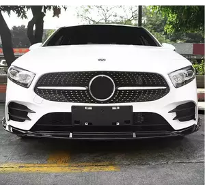 Передня лип накладка (чорна) для Mercedes A-сlass W176 2012-2018рр Передня лип накладка (чорна) для Mercedes A-сlass W176 2012-2018рр