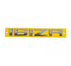 Напис Ibiza (125 мм на 18мм) для Seat Ibiza 2002-2009 рр