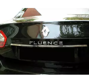 Смужка над номером (нерж.) для Renault Fluence 2009-2016 рр