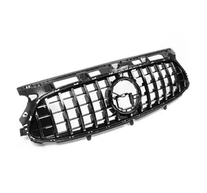 Передня решітка GT (для AMG Line) Без місця під камеру для Mercedes GLA H247 2020-2024 рр Передня решітка GT (для AMG Line) Без місця під камеру для Mercedes GLA H247 2020-2024 рр