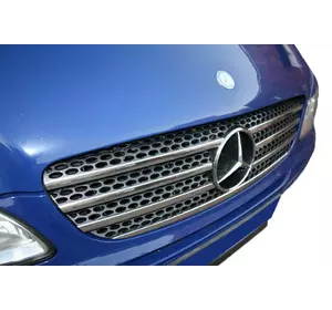 Накладки на решітку (7 частин, нерж.) OmsaLine - Італійська нержавійка для Mercedes Viano 2004-2015 рр Накладки на решітку (7 частин, нерж.) OmsaLine - Італійська нержавійка для Mercedes Viano 2004-2015 рр