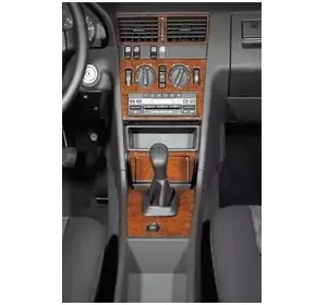 Накладки на панель (1993-1995) Карбон для Mercedes C-class W202 рр Накладки на панель (1993-1995) Карбон для Mercedes C-class W202 рр