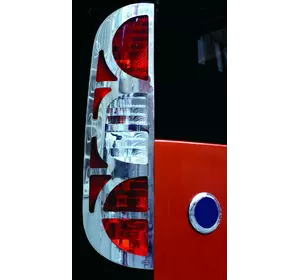 Накладки на стопи (2 шт, нерж.) OmsaLine - італійська нержавійка для Fiat Doblo I 2005-2010 рр Накладки на стопи (2 шт, нерж.) OmsaLine - італійська нержавійка для Fiat Doblo I 2005-2010 рр