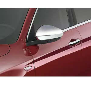 Накладки не дзеркала Хром (2 шт., пласт) для Fiat Tipo 2016-2024 рр