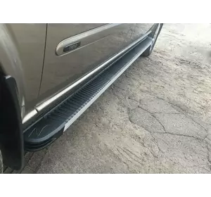 Бокові пороги Maya V1 (2 шт., алюміній) Коротка (short) і Середня (long) для Mercedes Vito W639 2004-2015рр Бокові пороги Maya V1 (2 шт., алюміній) Коротка (short) і Середня (long) для Mercedes Vito W639 2004-2015рр