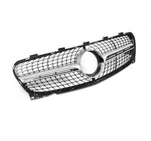 Передня решітка Diamond Silver (2017-2019) для Mercedes GLA X156 рр Передня решітка Diamond Silver (2017-2019) для Mercedes GLA X156 рр