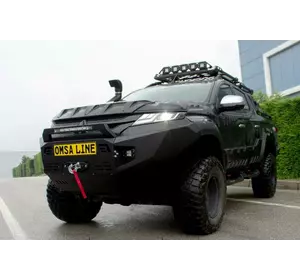 Передній бампер з захистом картеру Dakar (2019-2024) для Mitsubishi L200 рр