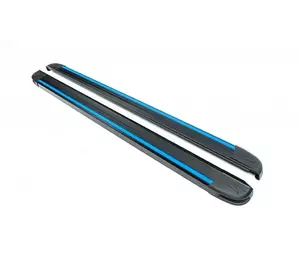 Бокові пороги Maya Blue-Black (2 шт., Алюміній) Коротка (short) і середня (Long) для Mercedes Vito / V-class W447 2014-2024 рр Бокові пороги Maya Blue-Black (2 шт., Алюміній) Коротка (short) і середня (Long) для Mercedes Vito / V-class W447 2014-2024 рр