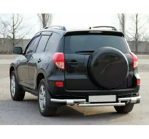 Задній захист AK005-2 (2 шт., нерж) для Toyota Rav 4 2006-2013 років Задній захист AK005-2 (2 шт., нерж) для Toyota Rav 4 2006-2013 років