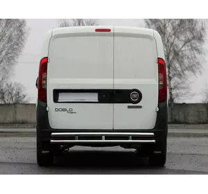Задня дуга AK002/1-Подвійний (нерж.) для Fiat Doblo II 2010-2022 рр Задня дуга AK002/1-Подвійний (нерж.) для Fiat Doblo II 2010-2022 рр