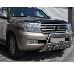 Передня дуга WT002 (нерж.) для Toyota Land Cruiser 200 Передня дуга WT002 (нерж.) для Toyota Land Cruiser 200