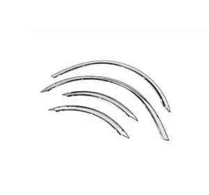 Накладки на арки (4 шт, нерж) для Mercedes Vito W639 2004-2015рр Накладки на арки (4 шт, нерж) для Mercedes Vito W639 2004-2015рр