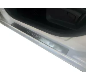 Накладки на пороги OmsaLine (4 шт, нерж) для Renault Megane III 2009-2016 рр Накладки на пороги OmsaLine (4 шт, нерж) для Renault Megane III 2009-2016 рр