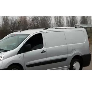 Рейлінги Хром Коротка база, Металеві ніжки для Fiat Scudo 2007-2015 рр Рейлінги Хром Коротка база, Металеві ніжки для Fiat Scudo 2007-2015 рр