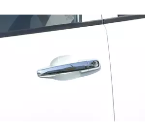 Накладки на ручки (4 шт., нерж.) Carmos - Турецька сталь для Mitsubishi Pajero Sport 2008-2015рр