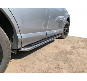 Бокові пороги Maydos V2 (2 шт., алюміній -2024 нерж) для Toyota Rav 4 2006-2013 років Бокові пороги Maydos V2 (2 шт., алюміній -2024 нерж) для Toyota Rav 4 2006-2013 років