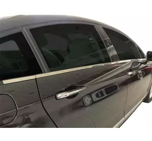 Нижня окантовка вікон (6 шт, нерж.) OmsaLine - Італійська нержавійка для Citroen C-5 2008-2017 років Нижня окантовка вікон (6 шт, нерж.) OmsaLine - Італійська нержавійка для Citroen C-5 2008-2017 років