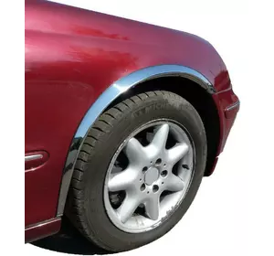 Накладки на арки (4 шт, нерж) для Mercedes C-class W203 2000-2007рр Накладки на арки (4 шт, нерж) для Mercedes C-class W203 2000-2007рр