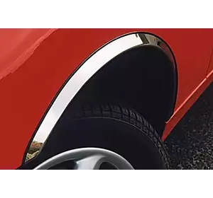 Накладки на арки (нержавійка) Коротка база, 2 зсувних дверей для Volkswagen Caddy 2004-2010 рр Накладки на арки (нержавійка) Коротка база, 2 зсувних дверей для Volkswagen Caddy 2004-2010 рр