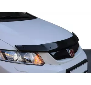 Дефлектор капоту (EuroCap) для Honda Civic Sedan IX 2011-2016 рр