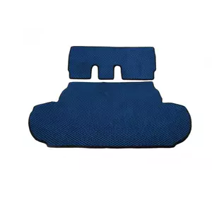 Килимок багажника (EVA, поліуретановий, Синій) 7-місний Із сабвуфером для Peugeot 4007