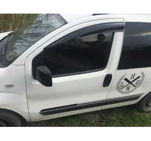 Вітровики (2 шт., Sunplex Sport) для Fiat Fiorino/Qubo 2008-2024 рр Вітровики (2 шт., Sunplex Sport) для Fiat Fiorino/Qubo 2008-2024 рр