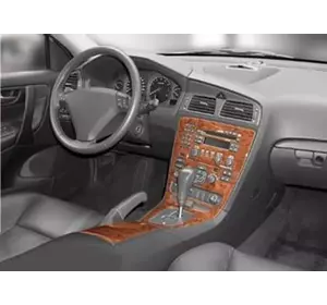 Накладки на панель (2000-2005) Титан для Volvo S60 рр