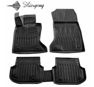 Килимки Stingray 3D (2010-2013, 5 шт, поліуретан) для BMW 5 серія F-10/11/07 рр