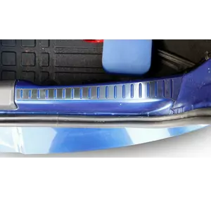Накладка на задній поріг (2 шт) для Dacia Sandero 2021-2024 рр