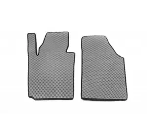 Килимки EVA (сірі) 5 шт, передні та задні (стандарт, 1 зсувні двері) для Volkswagen Caddy 2004-2010 рр Килимки EVA (сірі) 5 шт, передні та задні (стандарт, 1 зсувні двері) для Volkswagen Caddy 2004-2010 рр