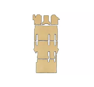 Килимки EVA V-class, ExtraLong 2 бокових (повний салон) Бежевий для Mercedes Vito / V-class W447 2014-2024 рр Килимки EVA V-class, ExtraLong 2 бокових (повний салон) Бежевий для Mercedes Vito / V-class W447 2014-2024 рр