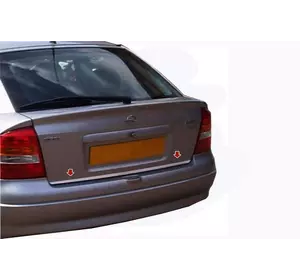 Кромка багажника (нерж) Carmos - Турецька сталь для Opel Astra G classic 1998-2012рр
