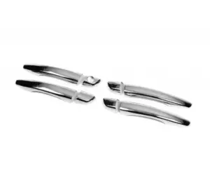 Накладки на ручки Carmos (4 шт, нерж) для Opel Crossland X Накладки на ручки Carmos (4 шт, нерж) для Opel Crossland X