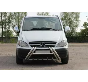 Кенгурятник WT01 (нерж.) для Mercedes Vito W639 2004-2015рр Кенгурятник WT01 (нерж.) для Mercedes Vito W639 2004-2015рр