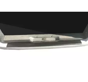 Накладка на задній бампер з загином (DDU, пластик) Матова для Mercedes Vito W639 2004-2015рр Накладка на задній бампер з загином (DDU, пластик) Матова для Mercedes Vito W639 2004-2015рр