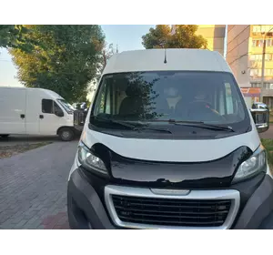 Дефлектор капота 2014-2024 (EuroCap) для Peugeot Boxer 2006-2024 та 2014-2024 рр Дефлектор капота 2014-2024 (EuroCap) для Peugeot Boxer 2006-2024 та 2014-2024 рр