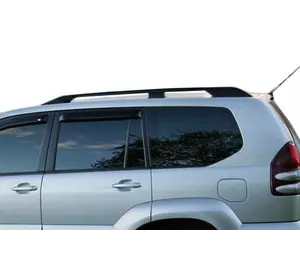 Рейлінги оригінальний дизайн (2 шт) для Toyota Land Cruiser Prado 120 Рейлінги оригінальний дизайн (2 шт) для Toyota Land Cruiser Prado 120