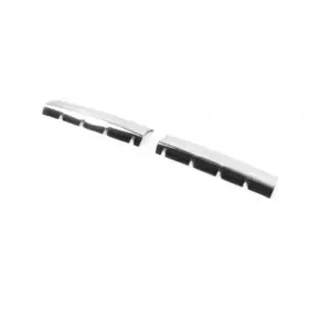 Накладки на решітку радіатора (2 част., Нерж.) Carmos - Турецька сталь для Fiat Doblo I 2005-2010 рр Накладки на решітку радіатора (2 част., Нерж.) Carmos - Турецька сталь для Fiat Doblo I 2005-2010 рр