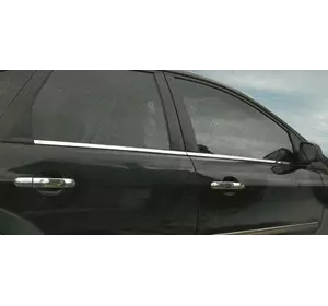 Зовнішня окантовка вікон (4 шт., нерж.) для Ford C-Max 2004-2010 рр