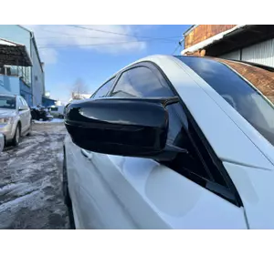 Накладки на дзеркала (BMW-style, 2 шт) для BMW 5 серія G30/31 2017-2024 рр