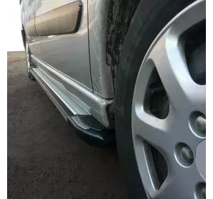 Бокові пороги Rainbow (2 шт., Алюміній) Коротка база для Fiat Scudo 2007-2015 рр Бокові пороги Rainbow (2 шт., Алюміній) Коротка база для Fiat Scudo 2007-2015 рр