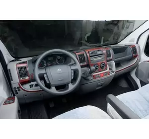 Накладки на панель (2006-2014) Чорний рояль для Fiat Ducato 2006-2024 та 2014-2024 рр Накладки на панель (2006-2014) Чорний рояль для Fiat Ducato 2006-2024 та 2014-2024 рр