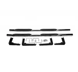 Бічні труби B124501 76мм (2 шт., нерж) для Fiat Fullback 2016-2024 рр Бічні труби B124501 76мм (2 шт., нерж) для Fiat Fullback 2016-2024 рр