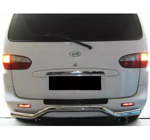 Задня дуга AK-005 (нерж.) для Hyundai H200, H1, Starex 1998-2007 рр Задня дуга AK-005 (нерж.) для Hyundai H200, H1, Starex 1998-2007 рр