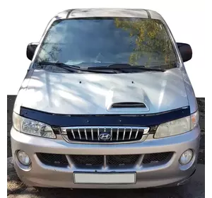 Дефлектор капоту (EuroCap) для Hyundai H200, H1, Starex 1998-2007 рр Дефлектор капоту (EuroCap) для Hyundai H200, H1, Starex 1998-2007 рр