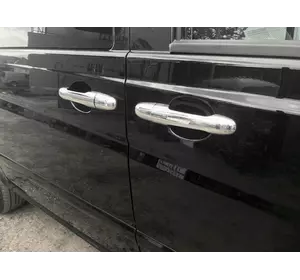 Накладки на ручки (нерж) 4 штуки, OmsaLine - Італійська нержавійка для Mercedes Vito W639 2004-2015рр Накладки на ручки (нерж) 4 штуки, OmsaLine - Італійська нержавійка для Mercedes Vito W639 2004-2015рр