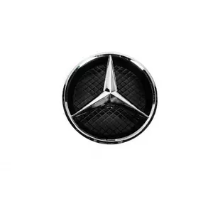 Передня емблема с корпусом (21см) для Mercedes GLE coupe C292 2015-2019рр