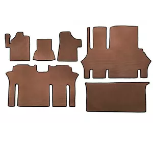 Килимки EVA V2 (повний салон, коричневі) для Mercedes Vito W639 2004-2015рр Килимки EVA V2 (повний салон, коричневі) для Mercedes Vito W639 2004-2015рр