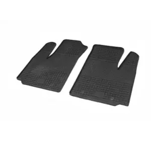 Гумові килимки (2 шт, Polytep) для Fiat Doblo I 2001-2005 рр Гумові килимки (2 шт, Polytep) для Fiat Doblo I 2001-2005 рр