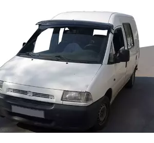 Козирьок на лобове скло (чорний глянець, 5мм) для Fiat Scudo 1996-2007 років Козирьок на лобове скло (чорний глянець, 5мм) для Fiat Scudo 1996-2007 років